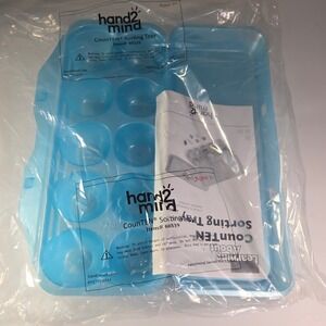 hand2mind CountEN Sorting Tray Learning Educational Tool Blue New